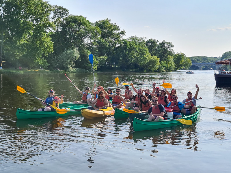 Aventure canoe sur le cher