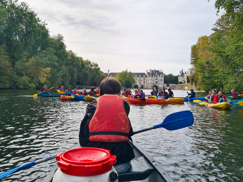 Aventure canoe sur le cher