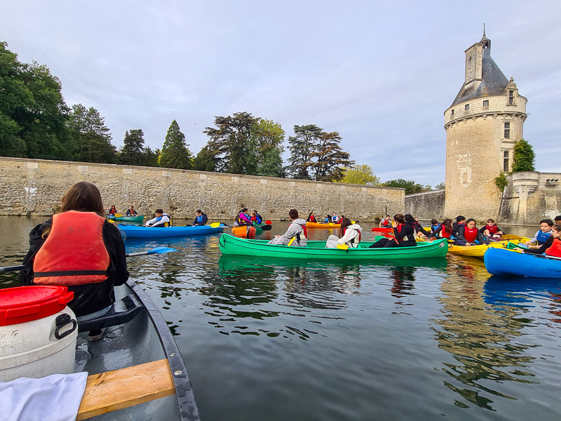 Aventure canoe sur le cher