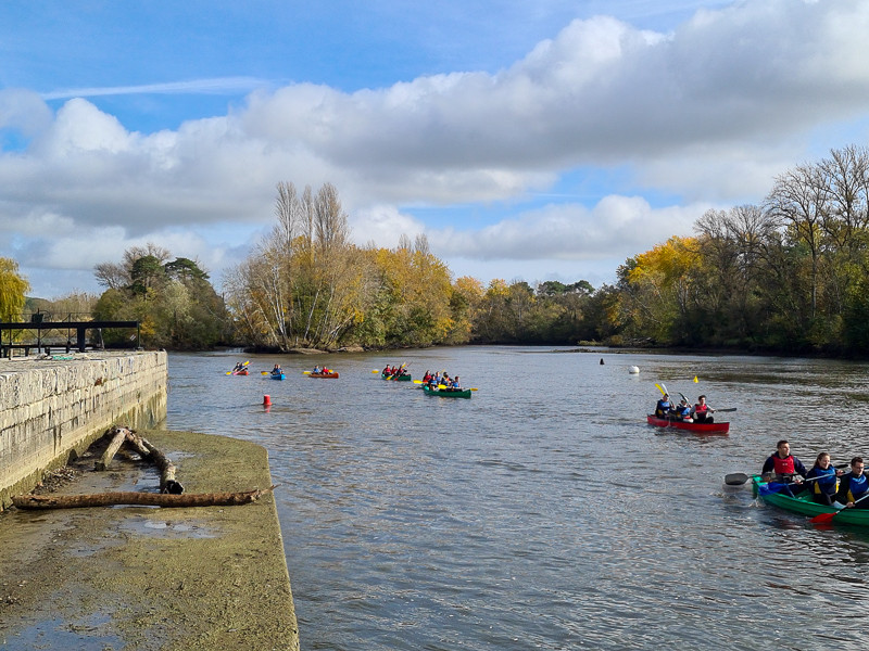 Aventure canoe sur le cher