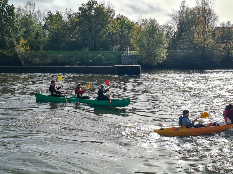 Aventure canoe sur le cher